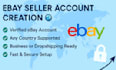 create ebay account, seller account, store setup, ebay listing for any country