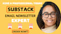 setup substack editable email newsletter template, substack custom website theme