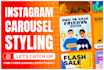 create an editable instagram carousel using canva