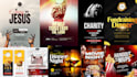 design stunning christian flyers, church flyers, banners, poster, business flyer