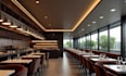 do luxury 3d visualization ,restaurants, bar ,cafes, space design