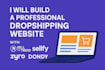 build a professional dropshipping website via sell the trend selify zyro dondy
