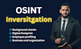 investigate and trace any digital footprint using osint