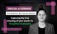 localize or transcreate english marketing text into natural fluent german