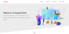 create a simple responsive website using HTML5 css3 and js