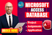 develop microsoft access database projects, applications and apps