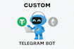 create a custom telegram bot with automation and crypto payment