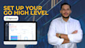 set up go high level CRM, pipelines, landing pages, and workflows