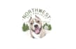 design paw inspired established dog rescue logo
