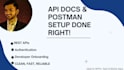 write technical documentation and create postman API collections