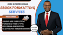 do ebook formatting, ebook format for kindle, epub and paperback