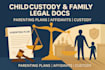 draft family law document, child custody, affidavits, parenting plan, litigation