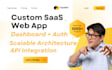 develop a custom mern stack saas or startup web application