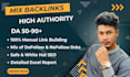 build high quality mix backlinks to your website