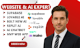 supabase glide lovable bolt replit n8n make com base44 ai saas chatbot agent mvp