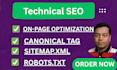 solve technical SEO problems with robots txt and sitemap