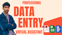 do data entry, copy paste and research for businesses with pro ai tools