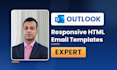 design responsive HTML email template for outlook and gmail