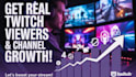 boost your twitch growth with real followers and views