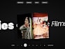 design a cinematic portfolio website using next js and react