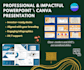 design custom presentations on powerpoint or canva