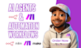 build n8n and make automations, ai agents, ai voice agents, make com workflows