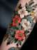 create sleeve tattoo design in geometric style