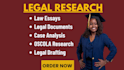do professional legal research, case analysis, and law memos