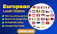top 150 european local citations
