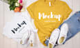 make logo mockup on t shirts hats mugs and books