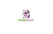 design awesome green bar logo