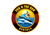 design high definition fun sun beach travels logo