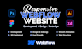 build webflow website , figma to webflow, webflow website design, xd to webflow