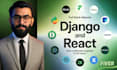 develop python django and react full stack web application