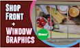 design outstanding shop front, store front, window graphics designs