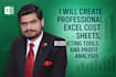 create professional excel cost sheets, budgeting tools, profit analysis