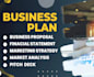 prepare a complete business plan with financial plan