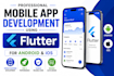 do mobile app development using flutter for android and ios