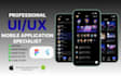 design your android and ios UI UX app design