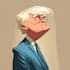 create any current political cartoon in unique style