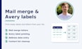 do mail merge and avery label data entry for your mailing list