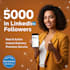 bring in instant 1000 followers on linkedin company page