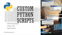 be your expert python developer for software and automation