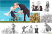 create political and editorial cartoons
