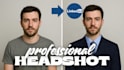 create professional headshot and retouch the images