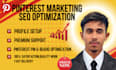 manage pinterest optimized, SEO  profile pins and boards