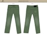 design denim jeans with logo and trims placement