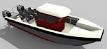 3d modeling boat, ship and yacht