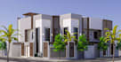 revamp 3d house villa design,house elevation,facade rendering,landscape,lumion