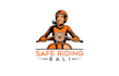 design unique safe riding bali logo
